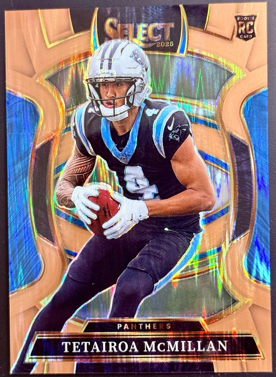 2025 Panini Select Concourse Tetairoa McMillan #44 Copper Shock Prizm /899 (RC)