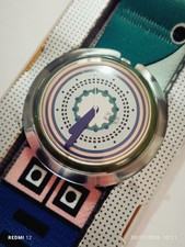 POP SWATCH 1992 MUEZZIN PWN107 NUOVO PERFETTO FUNZIONANTE VINTAGE