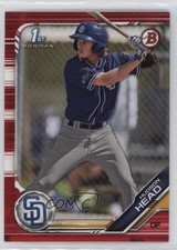 2019 Bowman Draft Red 5/5 Hudson Head #BD-69 13iq