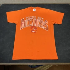 Vintage Tampa Bay Buccaneers Shirt Men Creamsicle Orange NFL Football Logo 7 90s