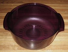 Tupperware Cranberry Microwave Stack Cooker PART/REPLACEMENT 3 QT. BOWL ONLY
