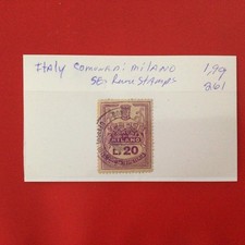Revenue Fiscal Stamp(s). See Photo & Desc. Used. ITALY