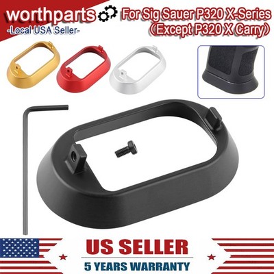 Aluminum Magwell Grip Base Fits For Sig Sauer P320 X-Series Except P320 X Carry