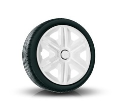 Radkappen Radzierblenden EINZELN (1Stück) 14 Zoll weiß FAST Z458406