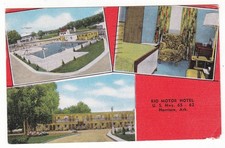 Rio Motor Hotel vintage postcard / Harrison, Arkansas / fair condition