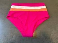 NEW pink   L SPACE swimsuit bikini bottom size XS