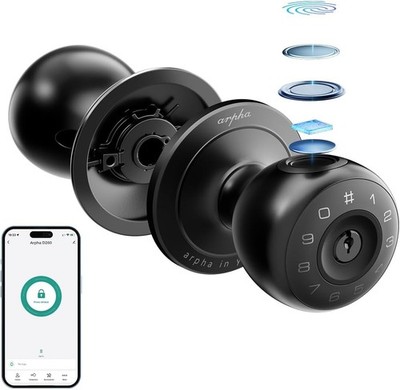 ARPHA Keyless Entry Smart Door Lock Fingerprint Auto Lock App Control Door Knob