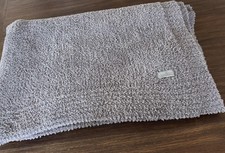 Barefoot Dreams CozyChic Throw Blanket Gray Plush Soft Knit Fuzzy Warm 68x58