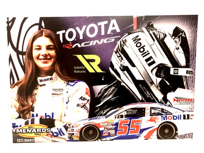 2026 ISABELLA ROBUSTO #55 MOBIL 1 NITRO MTSPRTS ARCA MENARDS POSTCARD @ DAYTONA