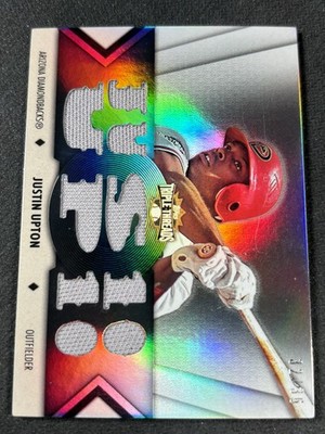 Justin Upton 2012 Topps Triple Threads Relics Patch /36 Arizona Diamondbacks