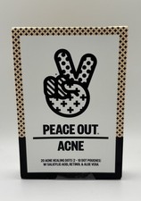 NEW NIB Peace Out Acne Acne Healing Dots Full Size 20 Dots Free Ship AUTHENTIC