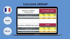 Outil Suivi Micro Entreprise - Déclaration Cotisations URSSAF et Impôts - Excel