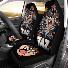 Taz Looney Tunes Funny Cartoon Car Seat Cover Car Protector Set Of 2 Tn1505 Taz Looney Tunes Funny Cartoon Car Seat Cover Car Protector Set Of 2 Tn1505