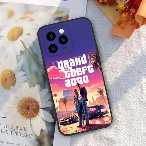 Funda blanda de silicona para teléfono GTA 6 para iPhone 16 15 14 13 12 11 XR Pro Max - Imagen 5 de 26