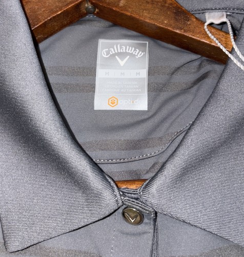 Calloway Women’s Opti Dri Opti Shield UPF 40 Polo Grey Sz M - Afbeelding 4 van 4