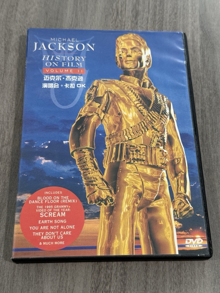 Michael Jackson - History On Film - Volume II (DVD, 1998) (very