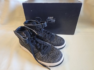 Air Force 1 Ultra Flyknit Mid BlkWht  7Y 862824 001