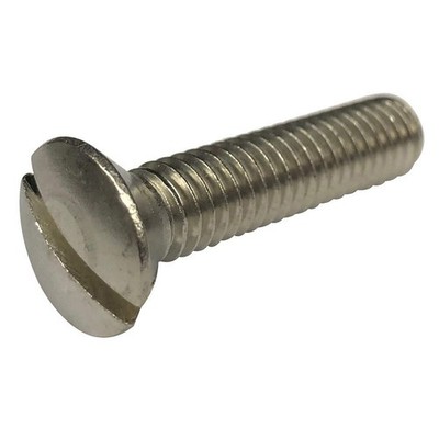 GRAINGER APPROVED 2BU42 MS,#6-32,Plain,3/4''L,100PK 2BU42