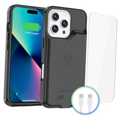  Battery Case for iPhone 16 Pro Max, Portable Strong Slim Protective Extended 