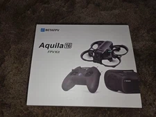 BETAFPV Aquila16 FPV Kit Drone Quadcopter, extra batteries and extra propellers.
