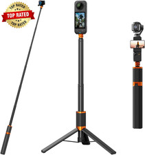 48In Invisible Selfie Stick Tripod for DJI Osmo Pocket 3 Insta360 X5/X4/X3 - Ext