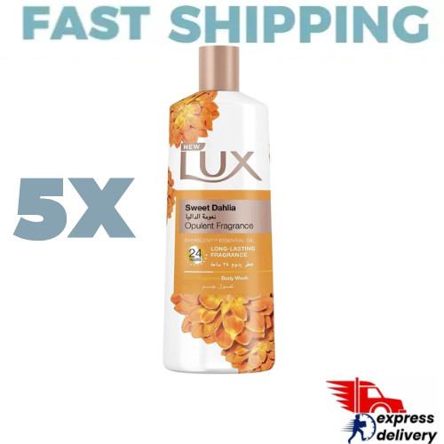 5X LUX Shower Gel Sweet Dahlia For 24 Hours Long Lasting Fragrance, 500ml