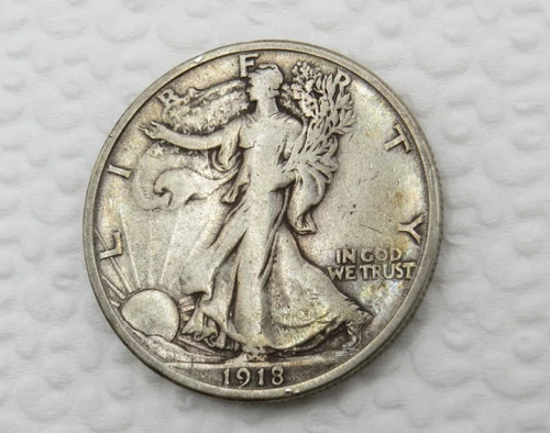 Photo of a 1918-S Walking Liberty Half Dollar from an eBay listing that sold on Jul 20, 2026