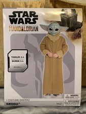 STAR WARS GROGU Toddler 3-4 Size Halloween Costume NEW