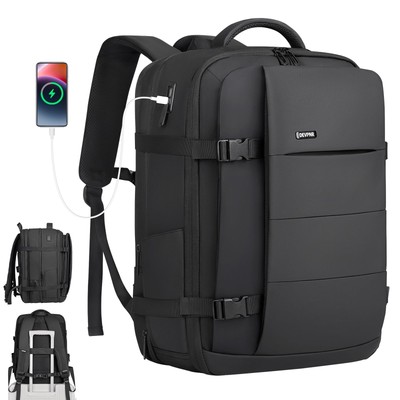 Travel Laptop Backpack for Men Women, 41L Expandable Backpack with USB Chargi...