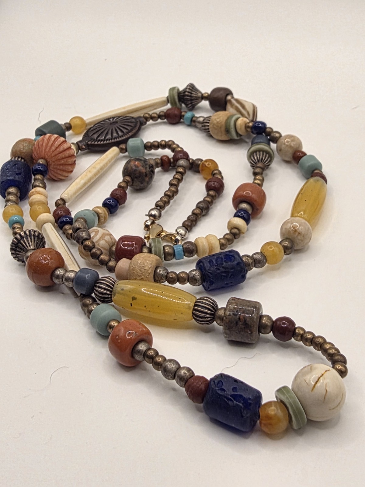Mixed Multi Colored Bead Necklace - image 1