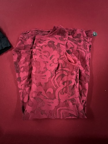 Vestido mujer borgoña talla 4XL - Imagen 4 de 7