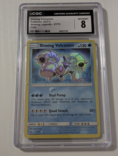 Shining Volcanion graded CGC 8 for sale on eBay