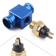 Blue Temperature Thermo Switch Radiator Fan For125-530 Yamaha Kawasaki etc US