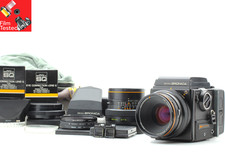 [N MINT] Zenza Bronica SQ Film Camera Waist Finder 80mm F2.8 50mm F3.5 Lens JP