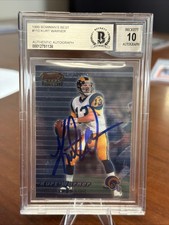 KURT WARNER Rookie Auto 1999 Bowman's Best 