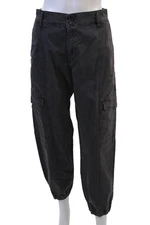Sanctuary Unisex Dark Gray Cargo Jogger Pants Cotton Spandex Army Size 31