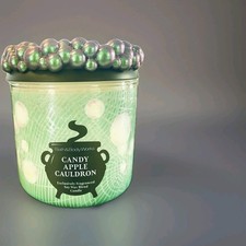 2025 HALLOWEEN CANDY APPLE CAULDRON 3WICK CANDLE Bath Body SHIP FREE