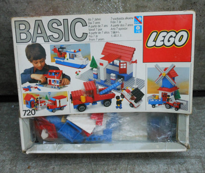 lego grundset 720 (unvollständig) 70er Jahre