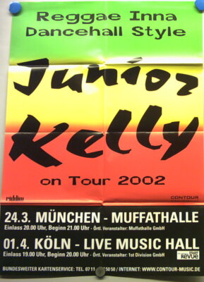 Konzertplakat Junior Kelly On Tour 2002