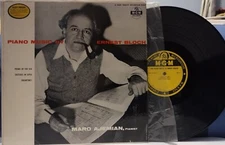 MARO AJEMIAN Piano Music by Ernest Bloch 1ST PRESS 1956 DG MGM MONO LP Scarce