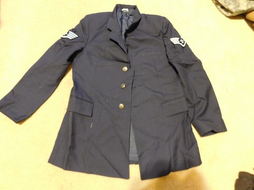 US AIR FORCE BLUE COAT MEN'S POLYWOOD SERGE 42L