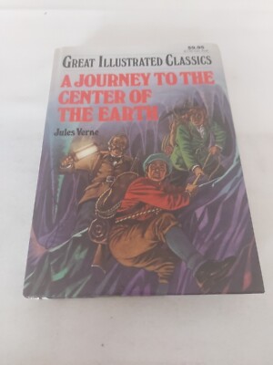 1990 Great Illustrated Classics: ''Journey To The Center Of The Earth'' Hardcover 