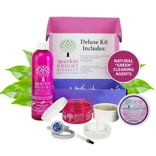 Sparkle Bright Products Jewelry Cleaner | Deluxe Gift Box Kit