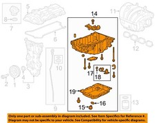 GM OEM 17-22 Acadia EngineTransaxle Engine Parts-Upper Oil Pan 28289985