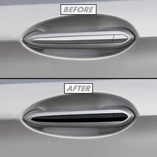 Chrome Delete Blackout Vinyl for 2017-20 BMW 5 Series Sedan Door Handle Trim