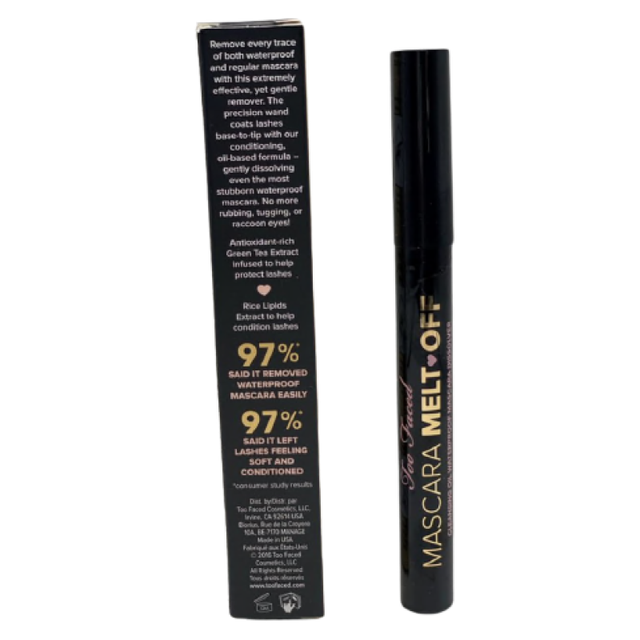 Too Faced Mascara Melt Off Cleansing Oil 0 23 Oz For Sale Online Ebay