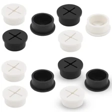 12 Pack 1 Inch Rubber Desk Grommets Silicone Cable Cord Grommet Wire Hole Cover
