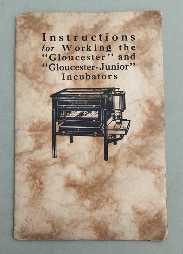 Lister Gloucester Incubator Instructions Junior Vintage Poultry Chicken Breeding - 第 1/5 張圖片