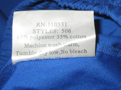 ユウ ADAR UNIFORMS~Petite X-Small~Royal Blue Multipocket Cargo Scrub