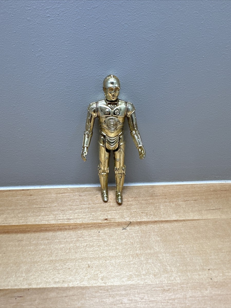 1977 Vintage Star Wars C-3PO Action Figure Gold Droid First